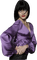 Kaz_Creations Woman Femme Purple - gratis png animeret GIF