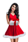 christmas red woman gift kikkapink - PNG gratuit GIF animé