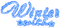 Winter Wish.Text.Blue - nemokama png animuotas GIF