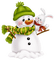 Winter. Snowman. Leila - nemokama png animuotas GIF