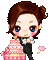 cake baker pixel doll - GIF animasi gratis GIF animasi