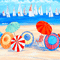 soave background animated summer beach umbrella - Animovaný GIF zadarmo animovaný GIF