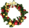 Kaz_Creations Christmas Wreath - gratis png animerad GIF