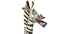 madagascar zebra - bezmaksas png animēts GIF