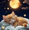Gute Nacht Kätzchen - GIF animé gratuit