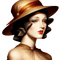 art deco woman - gratis png geanimeerde GIF