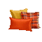 💖Coussin Orange Jaune:)💛 - GIF animate gratis