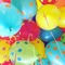 image encre couleur  anniversaire effet à pois ballons  edited by me - ücretsiz png animasyonlu GIF