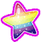 RAINBOW STAR GLITTER - Darmowy animowany GIF animowany gif