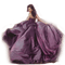 woman purple dress femme robe violet - PNG gratuit GIF animé