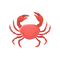 Crabe rose, - png gratis GIF animasi