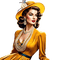 Mujer vintage - Rubicat - Gratis geanimeerde GIF
