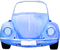 soave deco summer car blue - png gratuito GIF animata