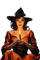 loly33  sorcière halloween - PNG gratuit GIF animé