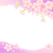 pink flowers frame - безплатен png анимиран GIF