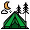 Forest Camping - Free animated GIF Animated GIF