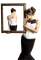 woman in portrait - бесплатно png анимированный гифка