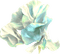 Flowers teal bp - nemokama png animuotas GIF