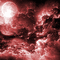 Y.A.M._Fantasy Landscape moon background red - Nemokamas animacinis gif animuotas GIF