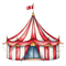 ♡§m3§♡ kawaii red circus tent image - PNG gratuit GIF animé