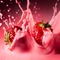 Strawberry Milkshake Background - ilmainen png animoitu GIF