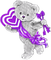 soave deco valentine bear toy cupid heart - png gratis GIF animado