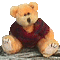 Waving teddy bear - 免费动画 GIF 动画 GIF