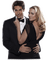 homme + femme - png gratuito GIF animata