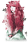 soave woman autumn leaves fashion pink green - 免费PNG 动画 GIF