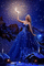 gif  fada lua azul blue maga - Бесплатни анимирани ГИФ анимирани ГИФ
