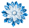 Pearl.Fabric.Flower.White.Blue - PNG gratuit GIF animé