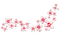 Red white flowers deco [Basilslament] - PNG gratuit GIF animé