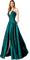 femme robe bleue - PNG gratuit GIF animé