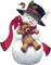 Kaz_Creations Snowman Snowmen - безплатен png анимиран GIF