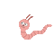funny worm - Darmowy animowany GIF animowany gif