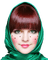 Kaz_Creations Woman Femme Green - ilmainen png animoitu GIF