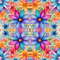 sm3 pattern  flower orange effect pixelated - gratis png geanimeerde GIF