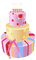 happy birthday cake  gâteau de anniversaire - zadarmo png animovaný GIF