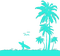 Kaz_Creations Beach Palm Trees - gratis png geanimeerde GIF