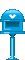 blue mail box - Ilmainen animoitu GIF animoitu GIF