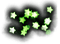 Green black white stars deco [Basilslament] - PNG gratuit GIF animé