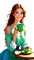 Femme avec un café en main - безплатен png анимиран GIF