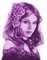 Y.A.M._Gothic Fantasy woman purple - ingyenes png animált GIF
