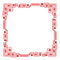 Chinese Asian frame cadre red susnhine3 - PNG gratuit GIF animé