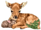 dolceluna deer bunny - ilmainen png animoitu GIF