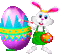 Easter hare by nataliplus - Free animated GIF Animated GIF