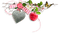 soave deco fruit apple scrap pink green  red - png gratuito GIF animata