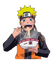 Naruto eating ramen - zadarmo png animovaný GIF
