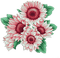 soave deco flowers sunflowers  branch  pink green - бесплатно png анимированный гифка