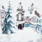 soave background vintage animated winter christmas - Бесплатный анимированный гифка анимированный гифка